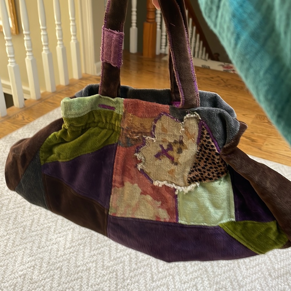 PATCHWORK HANDMADE VINTAGE BAG - Picture 4 of 4